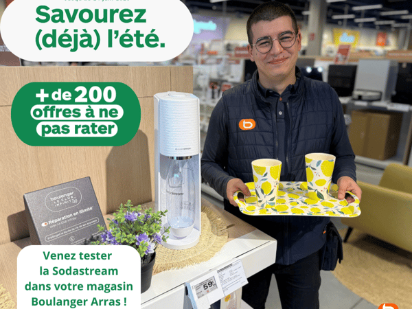 🍹 Animation fraîcheur dans votre magasin Boulanger Arras ! 🍹