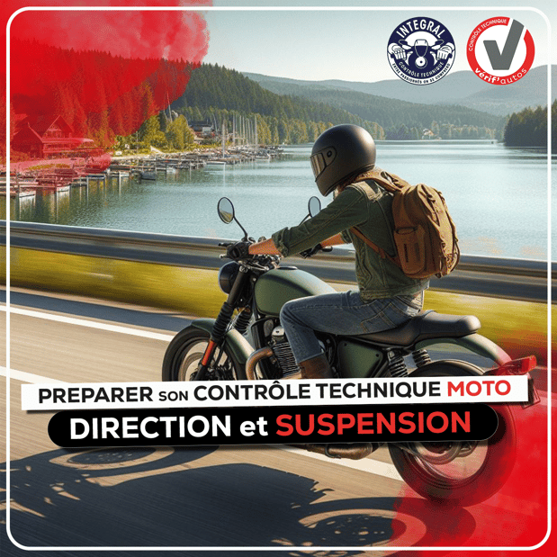 Préparer son contrôle technique moto - Direction et suspension