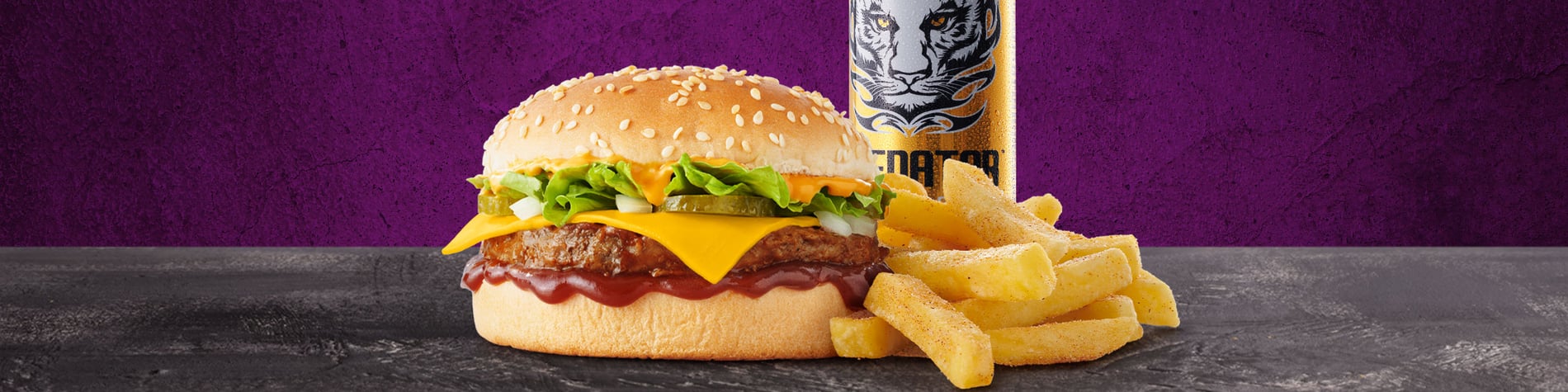 Steers® burger special called the Azishe Meal. It’s a Halaal cheeseburger and chips combo with a FREE Power Play Energy Drink.