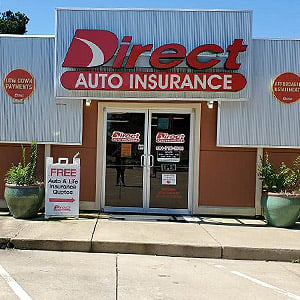 Direct Auto Insurance storefront located at  1535 East County Line Road, Jackson