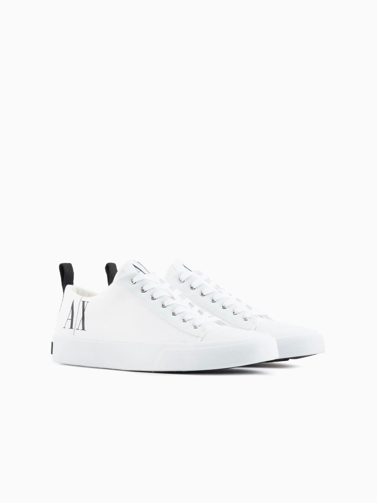 Amazon.com | Armani Exchange Men's Sneaker, White Bluette, 12 | Fashion  Sneakers