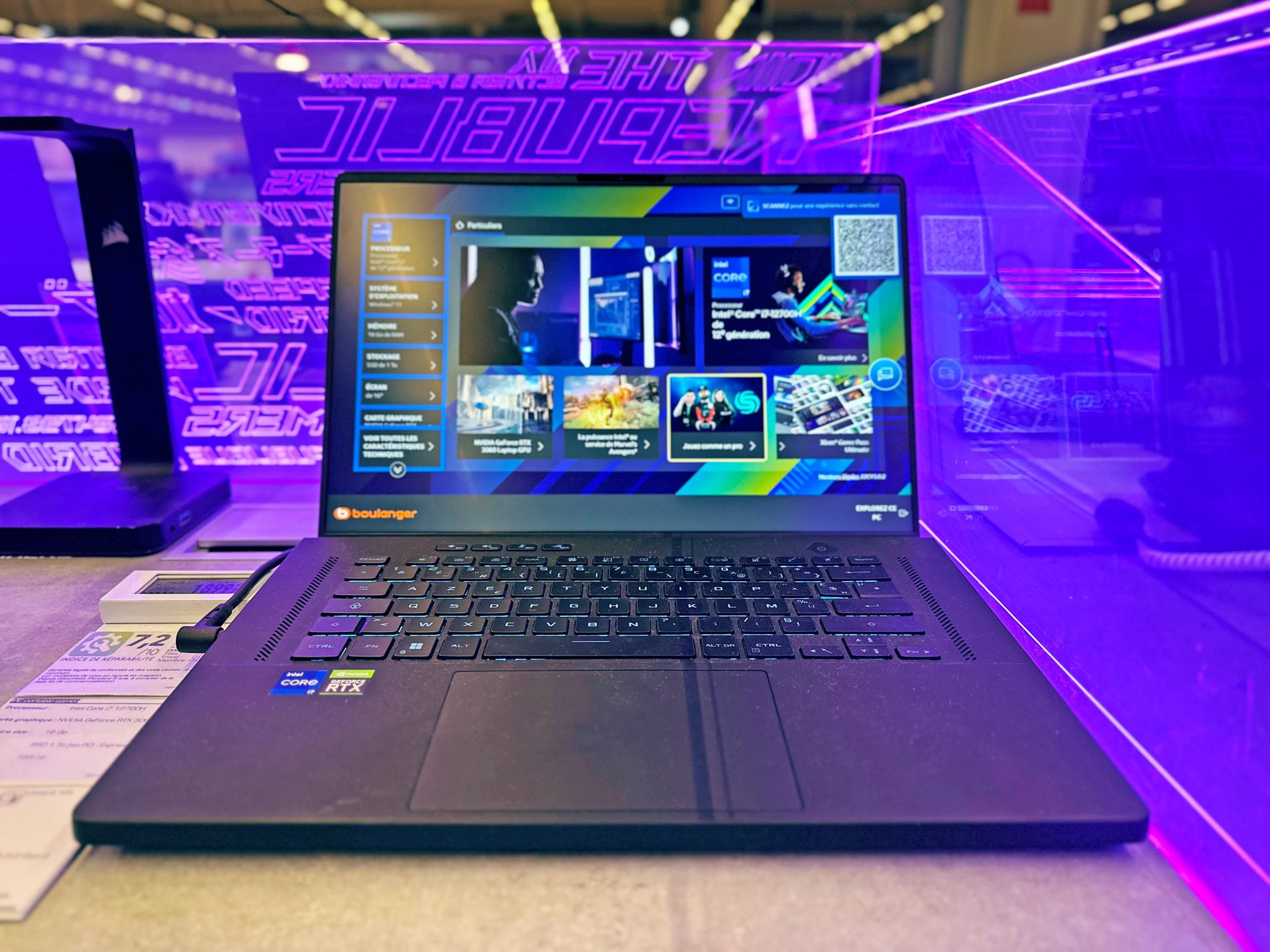 Ordinateur portable ASUS pour les gamers, chez Boulanger Toulon - La Garde