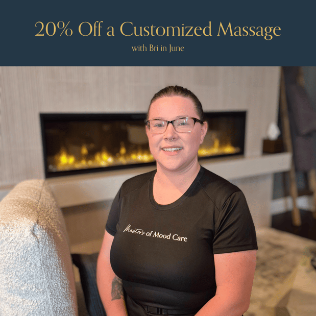 massage near me, fort collins, woodhouse spa, 20% off customized massage in June with Bri