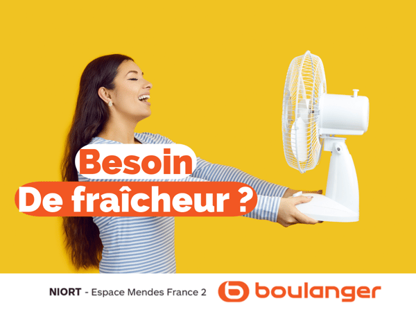 ☀️ L’été approche… Restez au frais avec Boulanger Niort ! ❄️