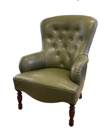 Sessel mit natürlichen Leder neu und zum Verkauf