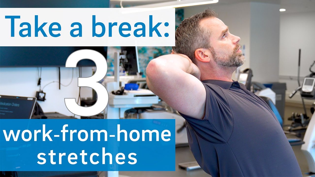 Take a break: 3 work-from-home stretches