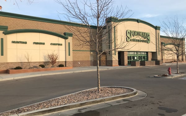 The front entrance of Sportsman's Warehouse in South Jordan