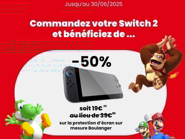 🎉 À l’occasion de la sortie de la nouvelle Switch 2, Boulanger Montigny vous gâte ! 🎮