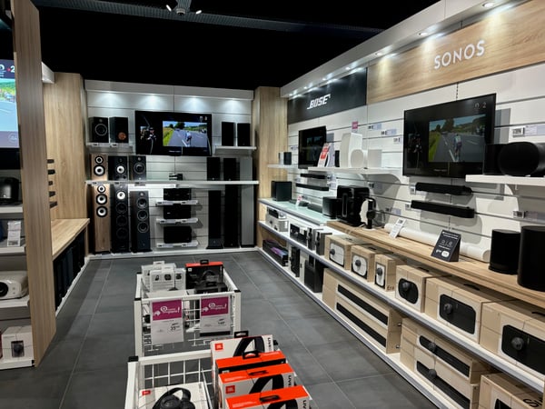 Rayon Hifi avec SONOS, BOSE, DENON, MARANTZ, FOCAL, TRIANGLE, enceintes amplifiées sans fils, Barre de son....