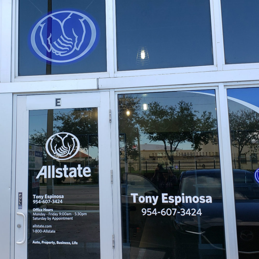 Tony Espinosa Allstate Insurance Agent in Davie, FL