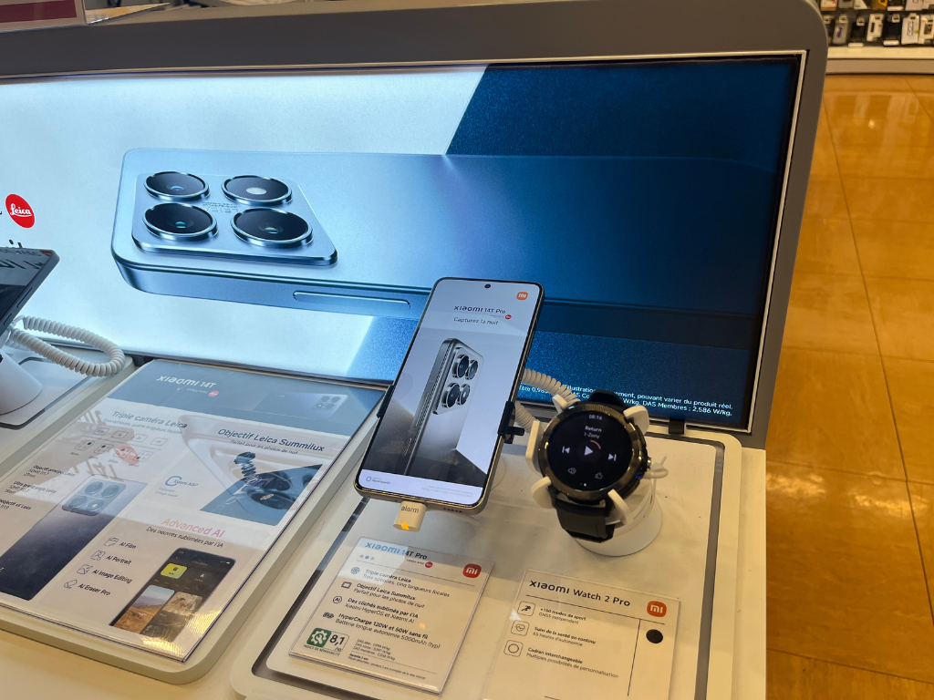 Boulanger Plan de Campagne, Xiaomi Smartphone 14T et montre connectée