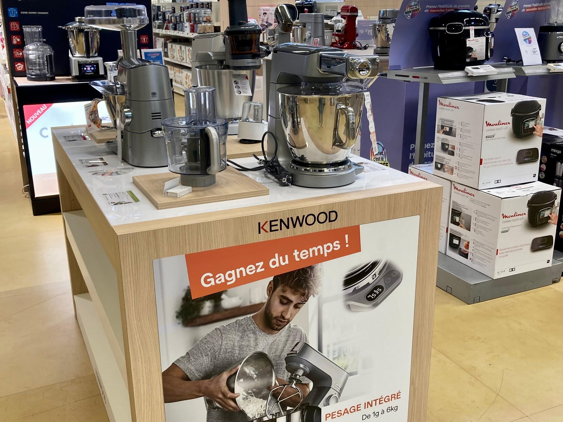 Découvrez les robots Kenwood dans le magasin Boulanger Le Havre Montivilliers
