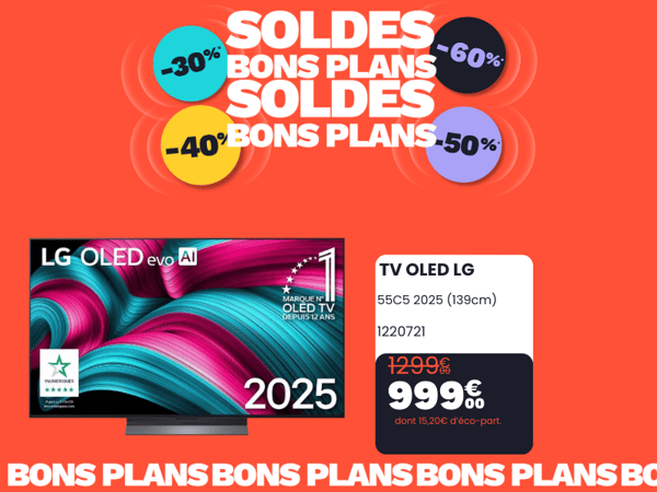 TV OLED LG 55C5 2025