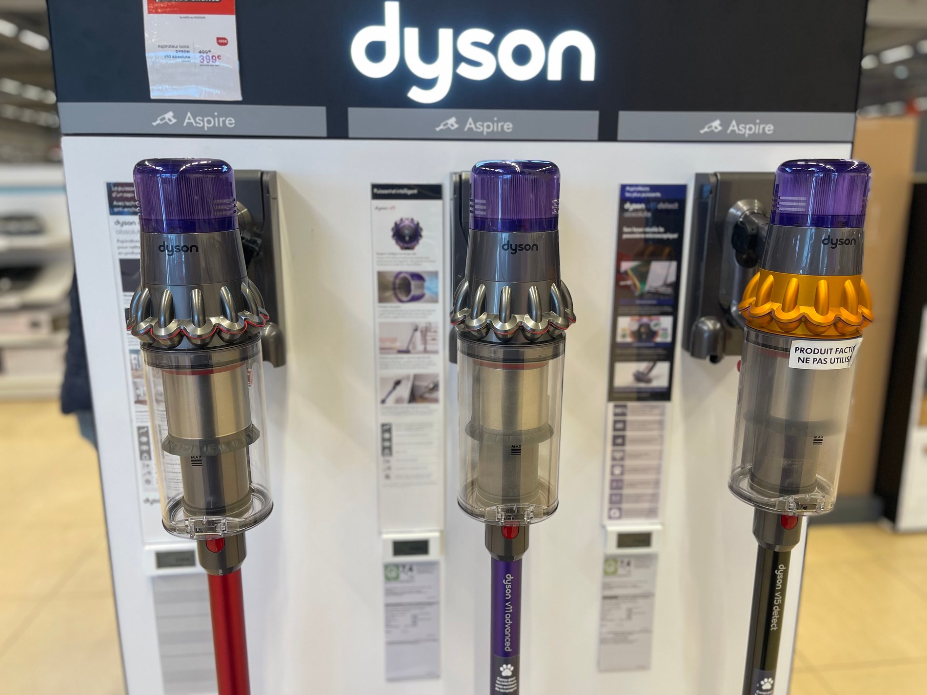v10, v12, v15 absolute dyson à boulanger nantes atlantis saint herblain