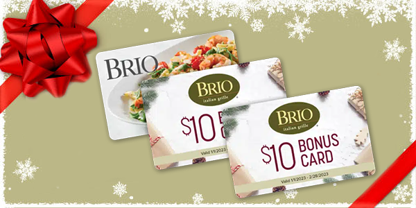 Order Brio Gift Cards