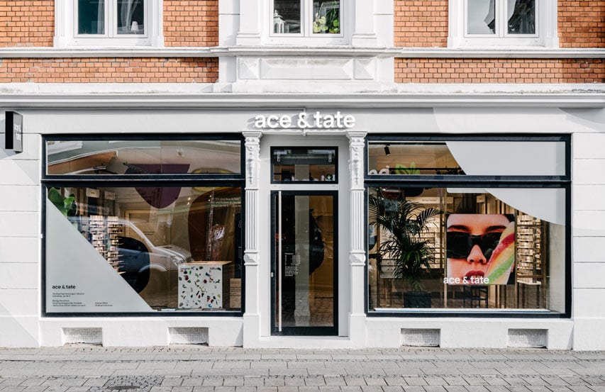 L’intérieur de la boutique Ace & Tate à Ostertorsteinweg