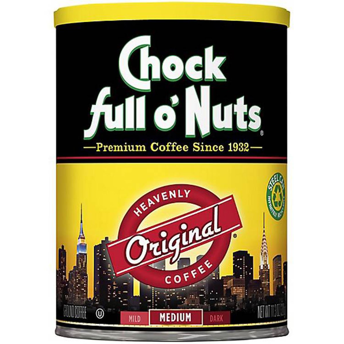 Chock full o Nuts Coffee Ground Original, 11.3 oz