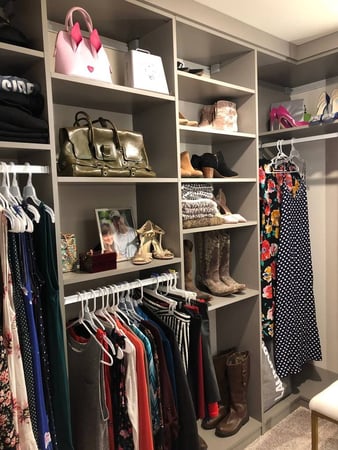 Walk-in closet redesign