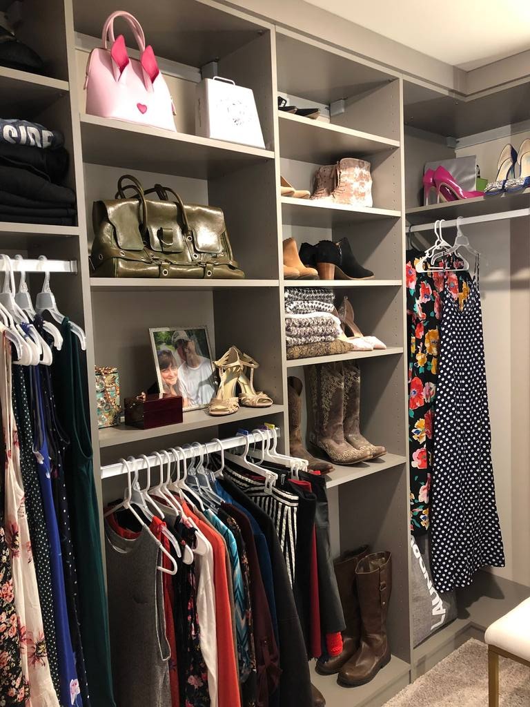 Walk-in closet redesign
