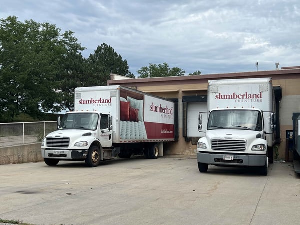 Lincoln Slumberland Furniture pick up area