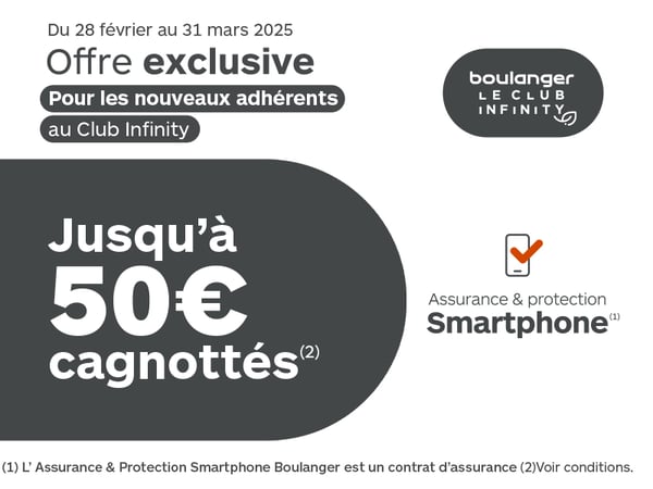 Animation INFINITY SMARTPHONE dans votre magasin Boulanger Beauvais.