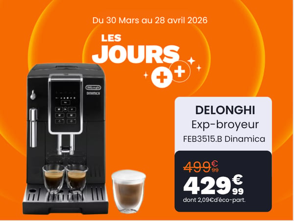 Expresso Broyeur DELONGHI Dinamica FEB3515.B noir