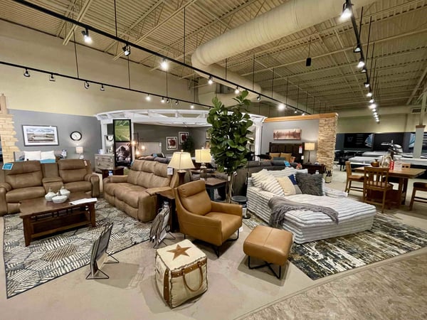 Champaign Slumberland Furniture interior 5