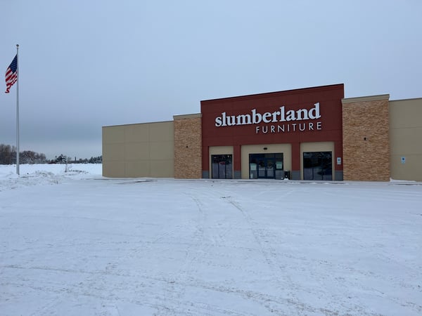 Slumberland Furniture Store Near You in Menomonie,  WI - Storefront Street View