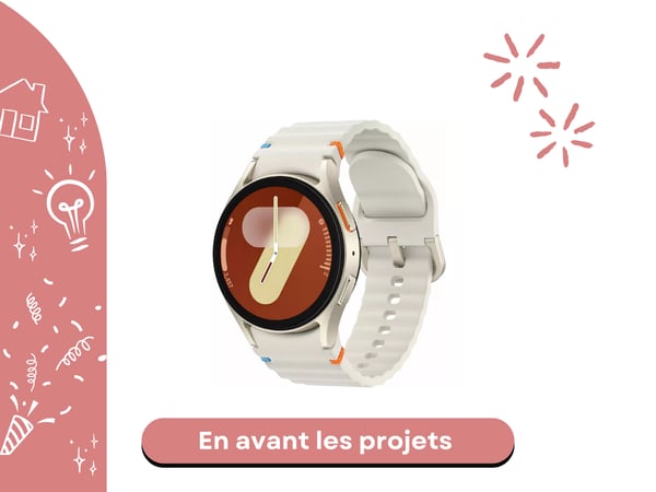 Montre connectée Samsung Pack Galaxy Watch 7 40mm BT Cr + PAD DUO