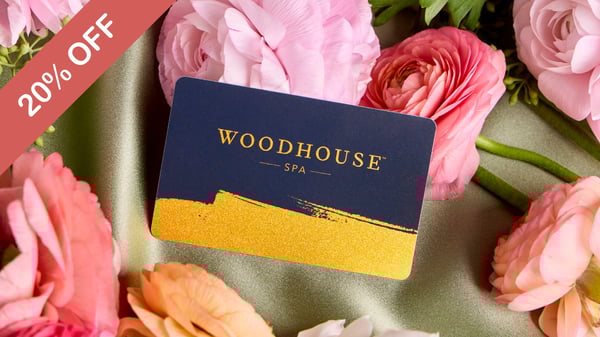 20% off online gift cards at Woodhouse Spa
