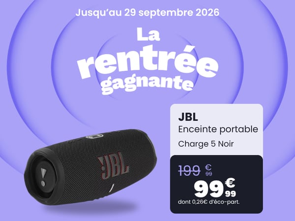 Enceinte portable JBL Charge 5 Noir