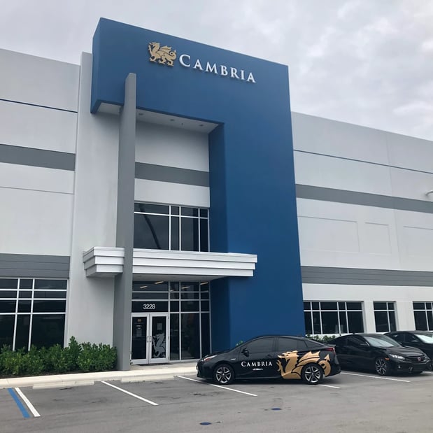 CAMBRIA SALES AND DISTRIBUTION CENTER SHOWROOM – FORT LAUDERDALE front of building
