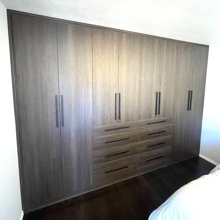 custom built & locally made wardrobe
