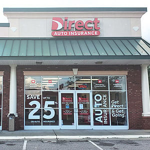 Direct Auto Insurance storefront located at  459 Mount Cross Road, Danville