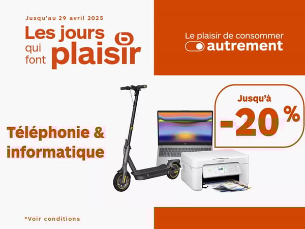Les jours qui font Plaisir - Téléphonie & Informatique 🛴