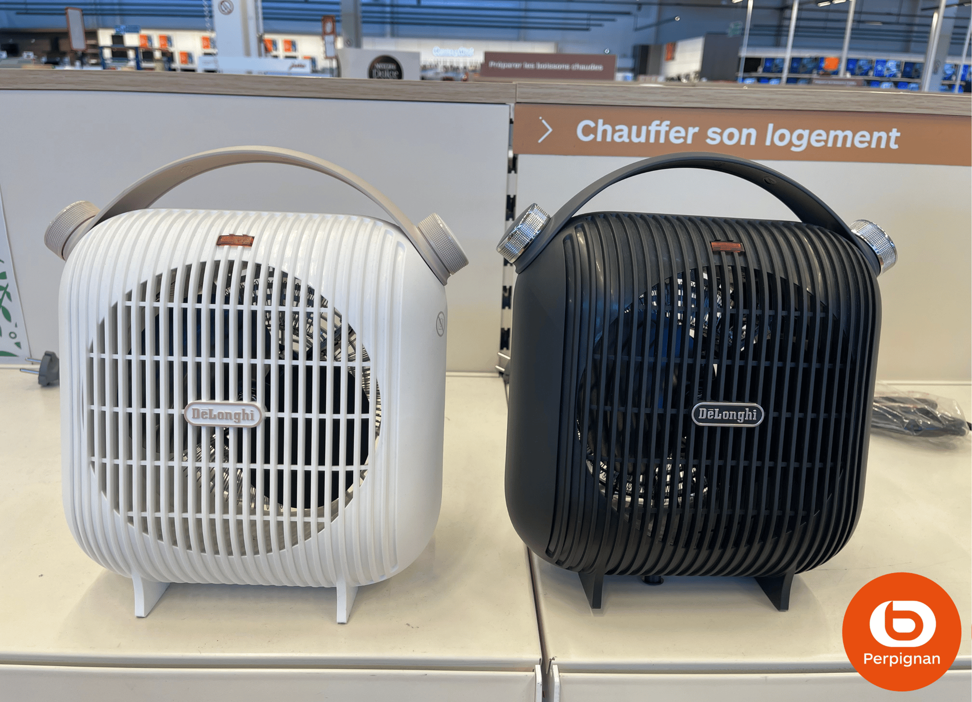 chauffage soufflant DELONGHI chez BOULANGER Perpignan
