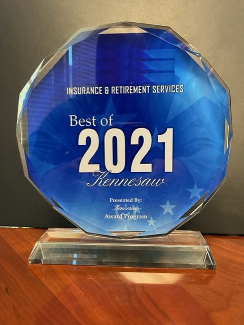 Best of Kennesaw 2021 Awardee for insurance and financial services.