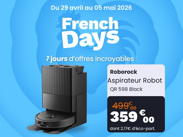 Robot Aspirateur Laveur ROBOROCK QR 598 Black