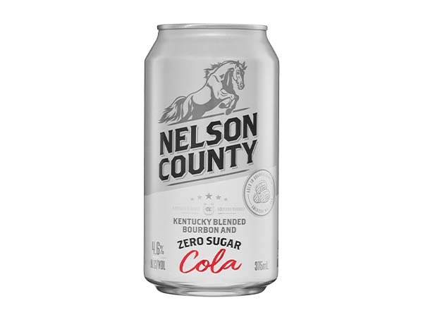 Nelson County Zero Sugar Bourbon & Cola Cans