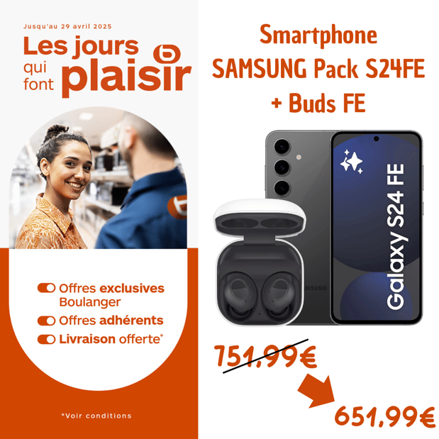 Samrtphone SAMUNG Pack S24FE + Buds FE