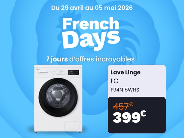 Lave linge compact LG F94N15WHS