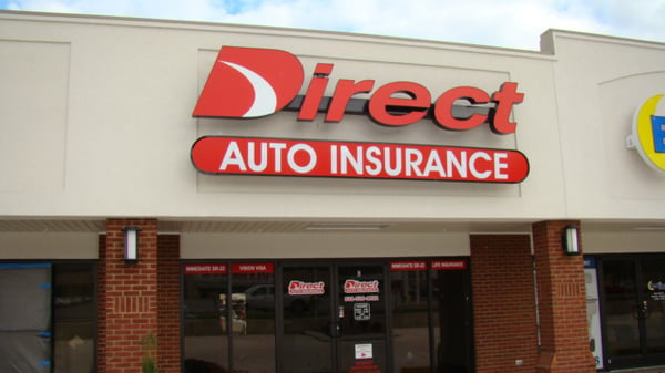 Direct Auto Insurance storefront located at  586 South Jefferson, Cookeville