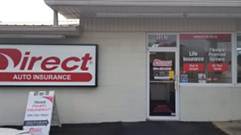 Direct Auto Insurance storefront located at  1357 W Market St, Bolivar