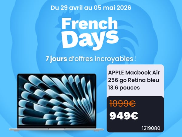 PPLE Macbook Air 256 go Retina bleu  13.6 pouces