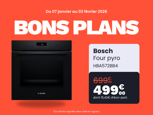 Four encastrable BOSCH HBA572BB4 AutoPilot10 – Disponible à Boulanger Cahors Le four encastrable Bosch HBA572BB4 AutoPilot10 est une solution performante et intuitive pour réussir toutes vos cuissons au quotidien. Disponible dès maintenant chez Boulanger Cahors, il combine technologie fiable et fonctionnalités pratiques pour une cuisine facile et délicieuse.