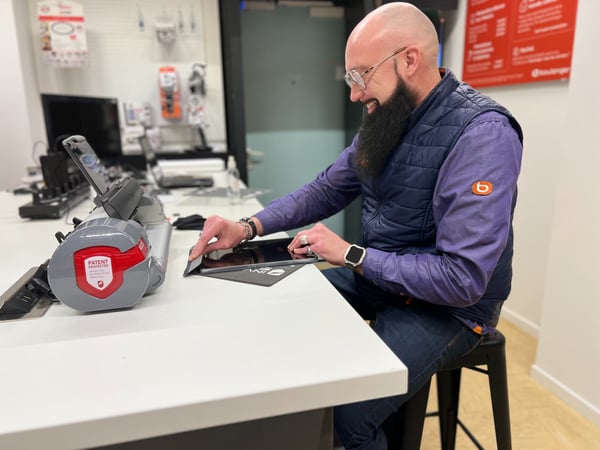 Pose de Protection Mobile chez Boulanger !