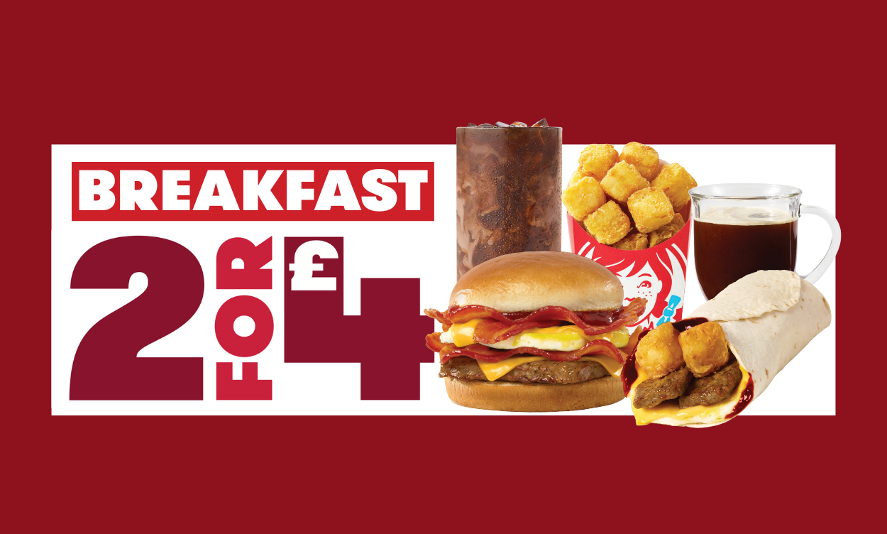 2 for £4 Breakfast Deal