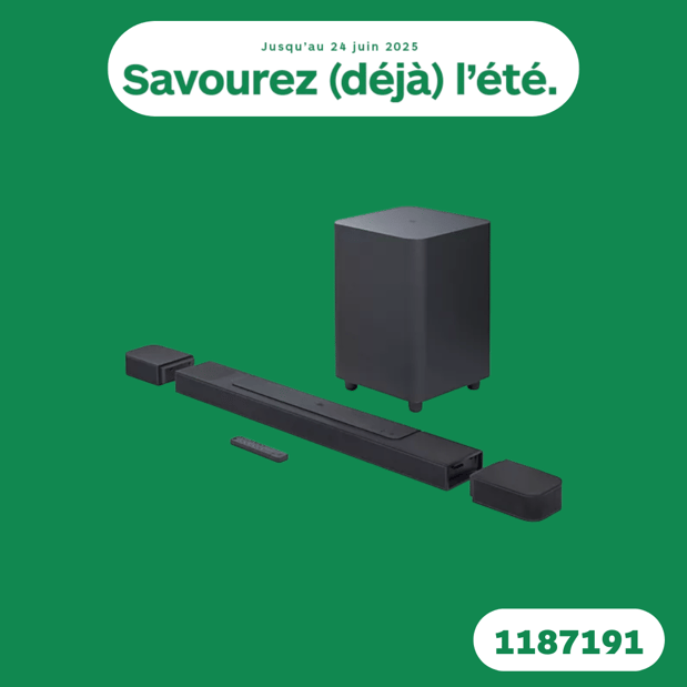 Barre de son 
Jbl 
Bar 1000 
 en promotion dans votre magasin Boulanger Lille Esquermoise
