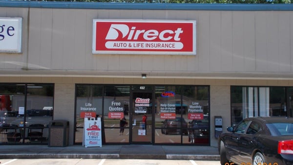 Direct Auto Insurance storefront located at  452 Highway 6 E, Batesville
