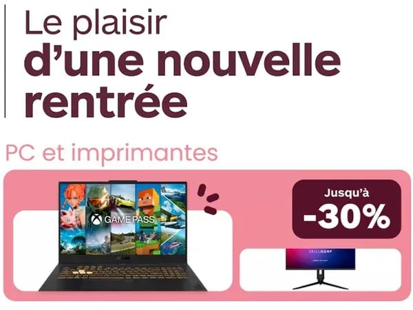 Nos offres de rentrée petits PC et imprimantes